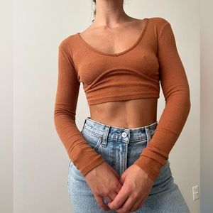 Cute & Casual Garage Top 🧡🤎